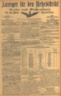 Anzeiger f&uuml;r den Netzedistrikt Kreis- und Wochenblatt f&uuml;r den Kreis Czarnikau 1906.10.09 Jg.54 Nr118