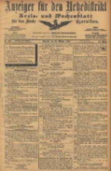 Anzeiger f&uuml;r den Netzedistrikt Kreis- und Wochenblatt f&uuml;r den Kreis Czarnikau 1906.10.30 Jg.54 Nr127