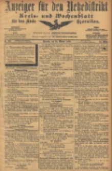 Anzeiger für den Netzedistrikt Kreis- und Wochenblatt für den Kreis Czarnikau 1906.10.30 Jg.54 Nr127