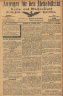 Anzeiger f&uuml;r den Netzedistrikt Kreis- und Wochenblatt f&uuml;r den Kreis Czarnikau 1906.11.03 Jg.54 Nr129