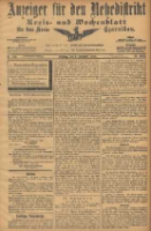 Anzeiger f&uuml;r den Netzedistrikt Kreis- und Wochenblatt f&uuml;r den Kreis Czarnikau 1906.11.06 Jg.54 Nr130