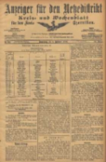 Anzeiger f&uuml;r den Netzedistrikt Kreis- und Wochenblatt f&uuml;r den Kreis Czarnikau 1906.11.08 Jg.54 Nr131