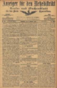 Anzeiger f&uuml;r den Netzedistrikt Kreis- und Wochenblatt f&uuml;r den Kreis Czarnikau 1906.11.17 Jg.54 Nr135