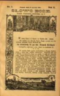 Słowo Boże: dodatek do Przewodnika Katolickiego R.10. 1907 Nr.3