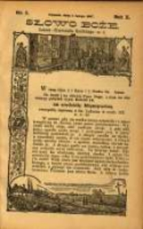 Słowo Boże: dodatek do Przewodnika Katolickiego R.10. 1907 Nr.5
