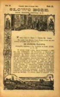 Słowo Boże: dodatek do Przewodnika Katolickiego R.10. 1907 Nr.6