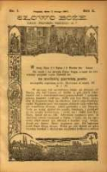 Słowo Boże: dodatek do Przewodnika Katolickiego R.10. 1907 Nr.7