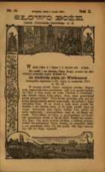 Słowo Boże: dodatek do Przewodnika Katolickiego R.10. 1907 Nr.18