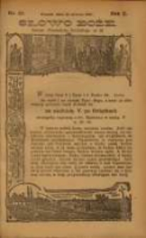 Słowo Boże: dodatek do Przewodnika Katolickiego R.10. 1907 Nr.25