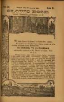 Słowo Boże: dodatek do Przewodnika Katolickiego R.10. 1907 Nr.26