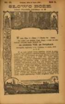Słowo Boże: dodatek do Przewodnika Katolickiego R.10. 1907 Nr.28