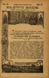 Słowo Boże: dodatek do Przewodnika Katolickiego R.10. 1907 Nr.33