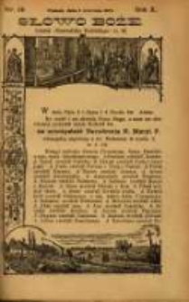 Słowo Boże: dodatek do Przewodnika Katolickiego R.10. 1907 Nr.36