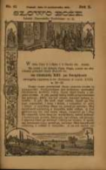 Słowo Boże: dodatek do Przewodnika Katolickiego R.10. 1907 Nr.41