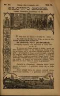 Słowo Boże: dodatek do Przewodnika Katolickiego R.10. 1907 Nr.44