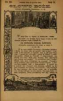 Słowo Boże: dodatek do Przewodnika Katolickiego R.10. 1907 Nr.50