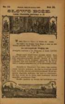 Słowo Boże: dodatek do Przewodnika Katolickiego R.9. 1906 Nr.23