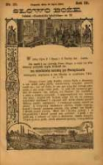 Słowo Boże: dodatek do Przewodnika Katolickiego R.9. 1906 Nr.28