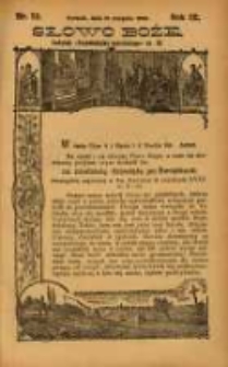 Słowo Boże: dodatek do Przewodnika Katolickiego R.9. 1906 Nr.32