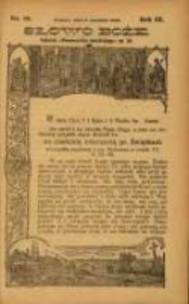 Słowo Boże: dodatek do Przewodnika Katolickiego R.9. 1906 Nr.36