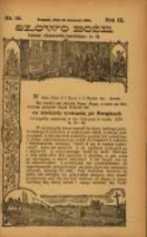 Słowo Boże: dodatek do Przewodnika Katolickiego R.9. 1906 Nr.38