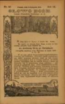 Słowo Boże: dodatek do Przewodnika Katolickiego R.9. 1906 Nr.46