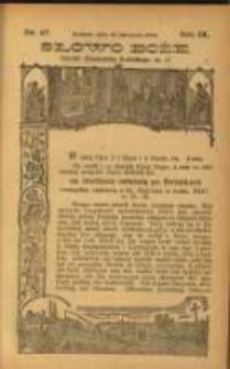 Słowo Boże: dodatek do Przewodnika Katolickiego R.9. 1906 Nr.47