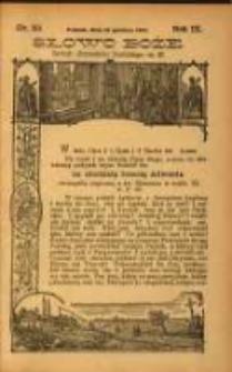Słowo Boże: dodatek do Przewodnika Katolickiego R.9. 1906 Nr.50