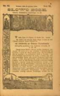 Słowo Boże: dodatek do Przewodnika Katolickiego R.9. 1906 Nr.52