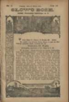 Słowo Boże: dodatek do Przewodnika Katolickiego R.4. 1901 Nr.11