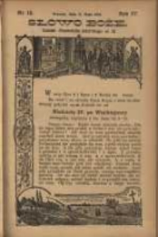 Słowo Boże: dodatek do Przewodnika Katolickiego R.4. 1901 Nr.18