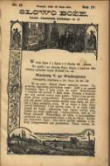 Słowo Boże: dodatek do Przewodnika Katolickiego R.4. 1901 Nr.19