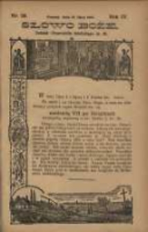 Słowo Boże: dodatek do Przewodnika Katolickiego R.4. 1901 Nr.28