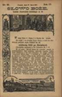 Słowo Boże: dodatek do Przewodnika Katolickiego R.4. 1901 Nr.29