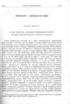 O tak zwanych „studiach kontrastywnych”