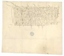 [Pokwitowanie Wilhelma Schrunpfa (Sthrymfa) dla Rudolfa II Scherenberga, księcia frankońskiego i biskupa Würtzburga, z potwierdzeniem odebrania sumy 22 guldenów za sprzedanego konia]