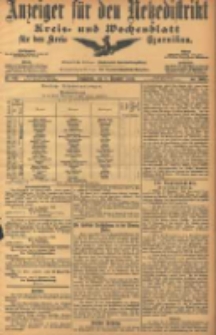 Anzeiger für den Netzedistrikt Kreis- und Wochenblatt für den Kreis Czarnikau 1906.12.08 Jg.54 Nr143