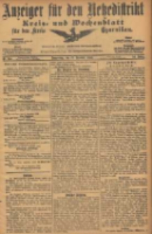 Anzeiger f&uuml;r den Netzedistrikt Kreis- und Wochenblatt f&uuml;r den Kreis Czarnikau 1906.12.13 Jg.54 Nr145