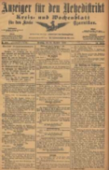 Anzeiger f&uuml;r den Netzedistrikt Kreis- und Wochenblatt f&uuml;r den Kreis Czarnikau 1906.12.18 Jg.54 Nr147