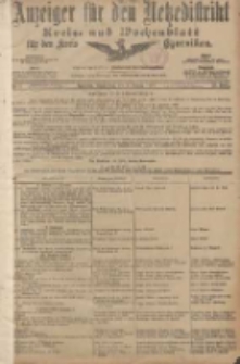 Anzeiger für den Netzedistrikt Kreis- und Wochenblatt für den Kreis Czarnikau 1907.01.03 Jg.55 Nr1