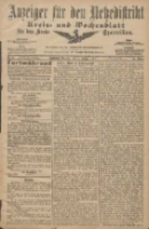 Anzeiger für den Netzedistrikt Kreis- und Wochenblatt für den Kreis Czarnikau 1907.01.08 Jg.55 Nr3