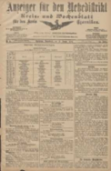 Anzeiger für den Netzedistrikt Kreis- und Wochenblatt für den Kreis Czarnikau 1907.01.12 Jg.55 Nr5