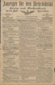 Anzeiger für den Netzedistrikt Kreis- und Wochenblatt für den Kreis Czarnikau 1907.01.15 Jg.55 Nr7