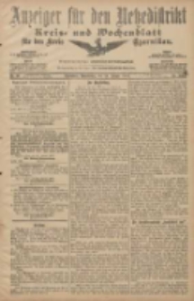 Anzeiger für den Netzedistrikt Kreis- und Wochenblatt für den Kreis Czarnikau 1907.01.24 Jg.55 Nr10