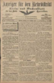 Anzeiger für den Netzedistrikt Kreis- und Wochenblatt für den Kreis Czarnikau 1907.02.05 Jg.55 Nr15