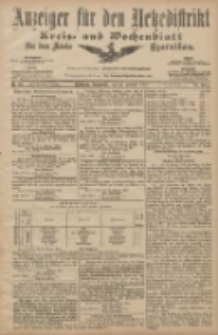 Anzeiger für den Netzedistrikt Kreis- und Wochenblatt für den Kreis Czarnikau 1907.02.16 Jg.55 Nr20