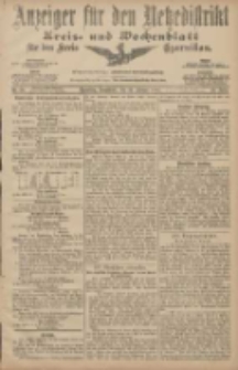 Anzeiger für den Netzedistrikt Kreis- und Wochenblatt für den Kreis Czarnikau 1907.02.23 Jg.55 Nr23