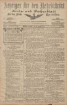 Anzeiger für den Netzedistrikt Kreis- und Wochenblatt für den Kreis Czarnikau 1907.02.26 Jg.55 Nr24