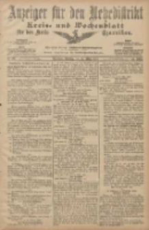 Anzeiger für den Netzedistrikt Kreis- und Wochenblatt für den Kreis Czarnikau 1907.03.12 Jg.55 Nr30