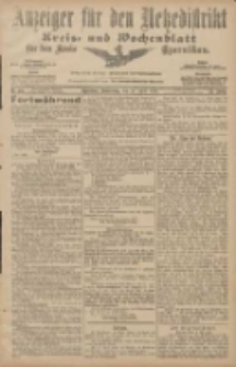 Anzeiger für den Netzedistrikt Kreis- und Wochenblatt für den Kreis Czarnikau 1907.04.11 Jg.55 Nr42